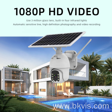 Wireless Solar Powered Smart Wifi Home Security Camera